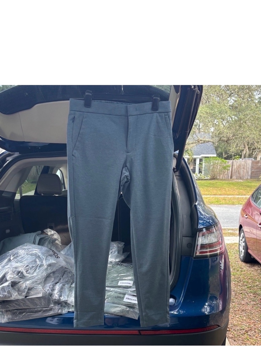 NWT Bonobos steel blue joggers type